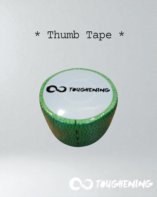 【力煉】舉重、保齡球護指純棉單面膠繃帶Thumbtape輕黏彈EAB貼 加長版